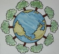 Рисунок 5 Деревья на Конкурс Мир в Ладошках Апрель 2024